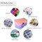 4 PCK Jewelry Organizer, SMALL Plastic Jewelry Box(15 grids) with Movable Dividers Earring Storage Containers, Size 6.9×3.9×0.9in